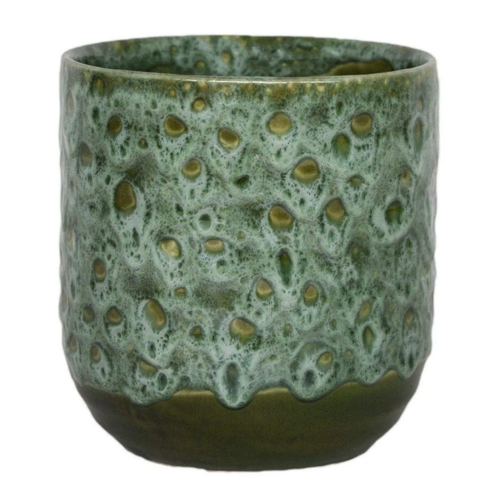 Ivyline Kala glazed indoor planter