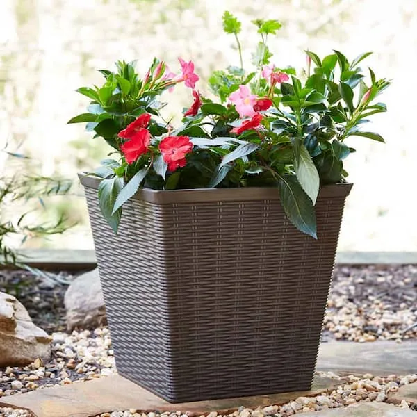 Southern Patio Wicker pattern pot image 2