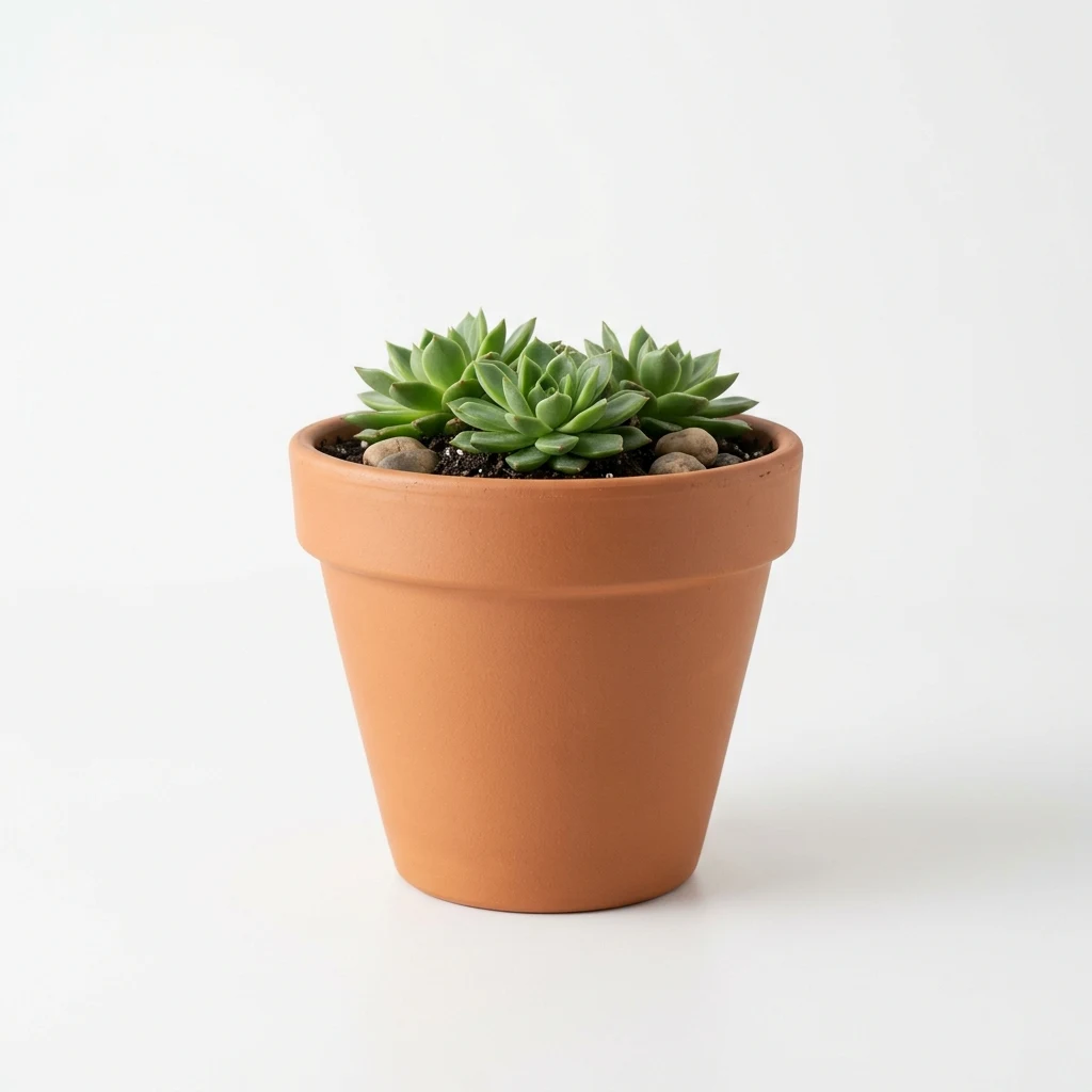 Stewart Garden terracotta plastic pot